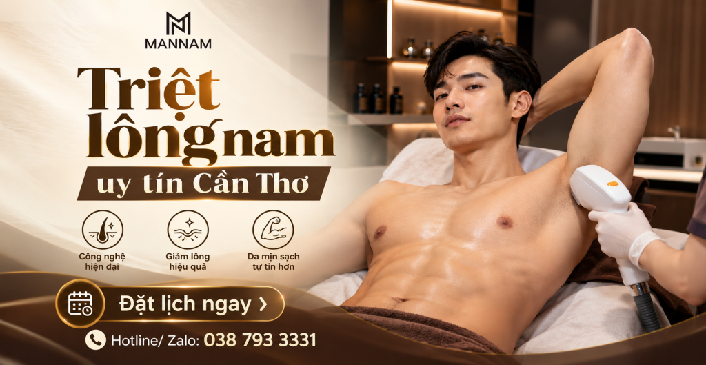 Triệt lông nam uy tín Cần Thơ